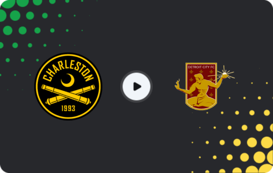 Where to watch Charleston Battery — Detroit City, USL Championship, 30.05.2026