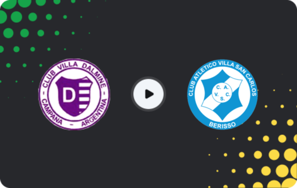 Where to watch Villa Dalmine — Villa San Carlos, Primera B Metropolitana, 06.06.2026