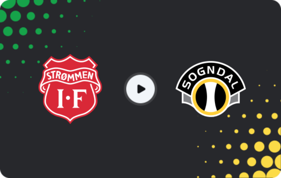 Where to watch Strommen — Sogndal, 1. Division, 31.05.2026
