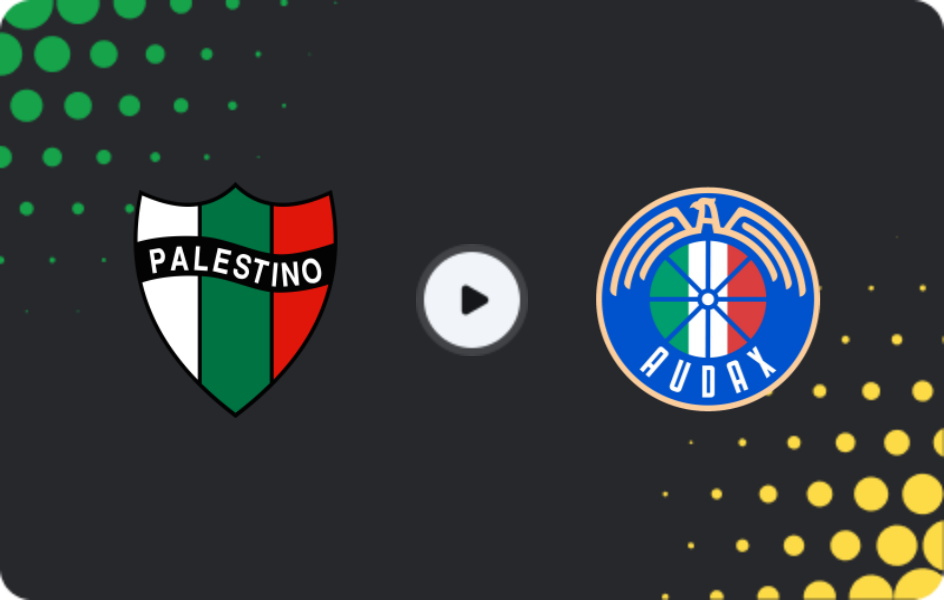 Where to watch Palestino — Audax Italiano, Primera División, 31.05.2026