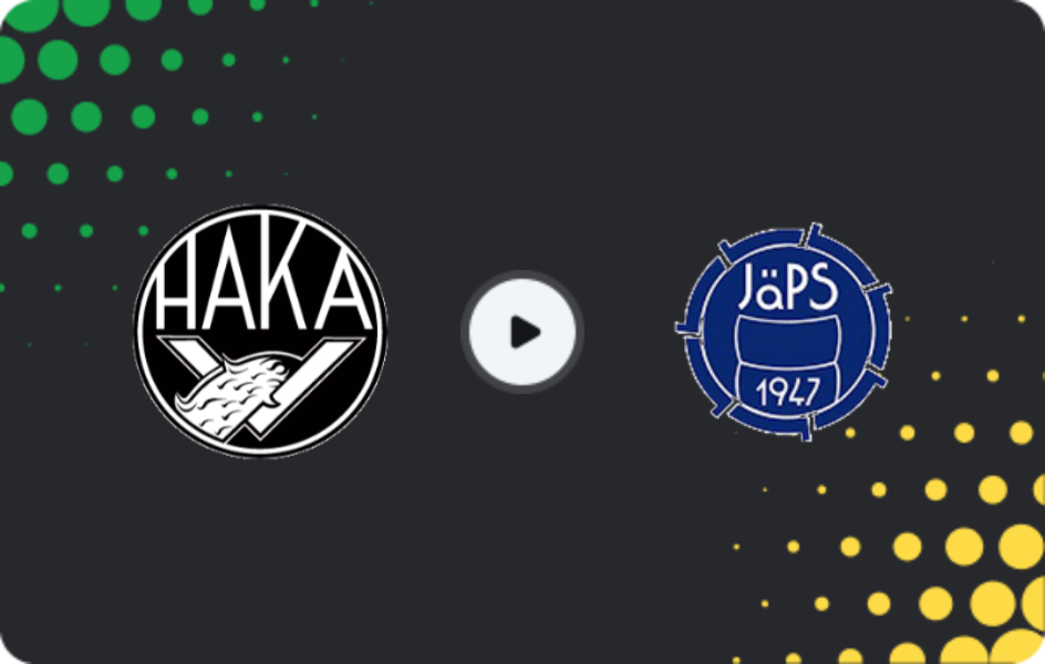 Where to watch Haka — JäPS, Ykkösliiga, 06.06.2026