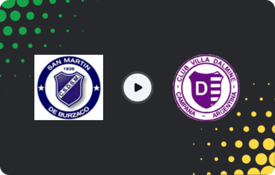 Where to watch San Martín Burzaco — Villa Dalmine, Primera B Metropolitana, 13.06.2026