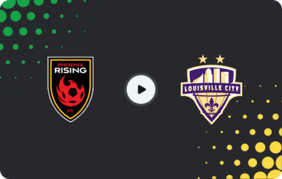 Where to watch Phoenix Rising — Louisville City, USL Championship, 10.06.2026