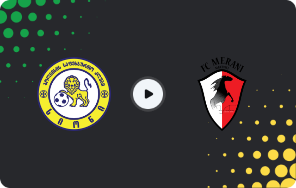 Where to watch Sioni — Merani Martvili, Erovnuli Liga 2, 13.06.2026