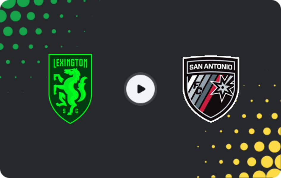 Where to watch Lexington — San Antonio, USL Championship, 13.06.2026