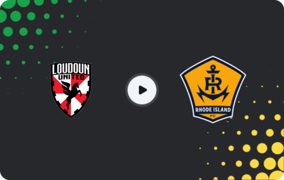 Where to watch Loudoun United — Rhode Island, USL Championship, 13.06.2026