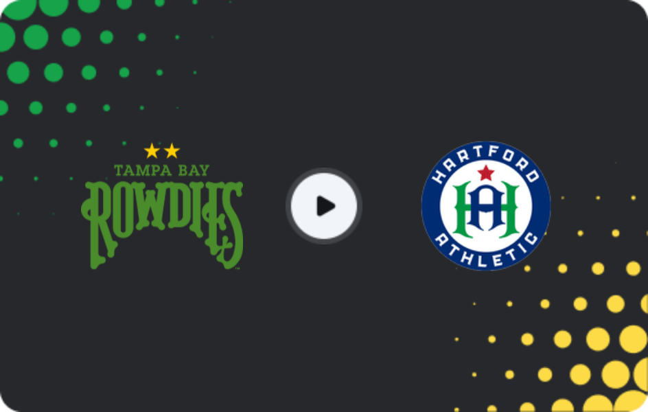 Where to watch Tampa Bay Rowdies — Hartford Athletic, USL Championship, 13.06.2026