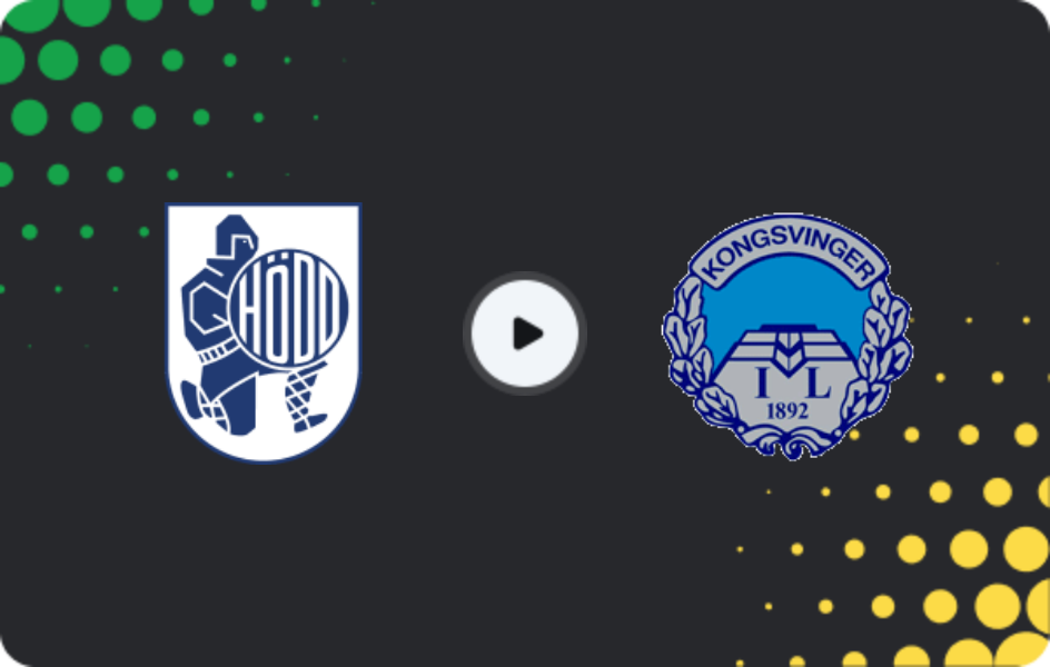 Where to watch hodd — Kongsvinger, 1. Division, 14.06.2026