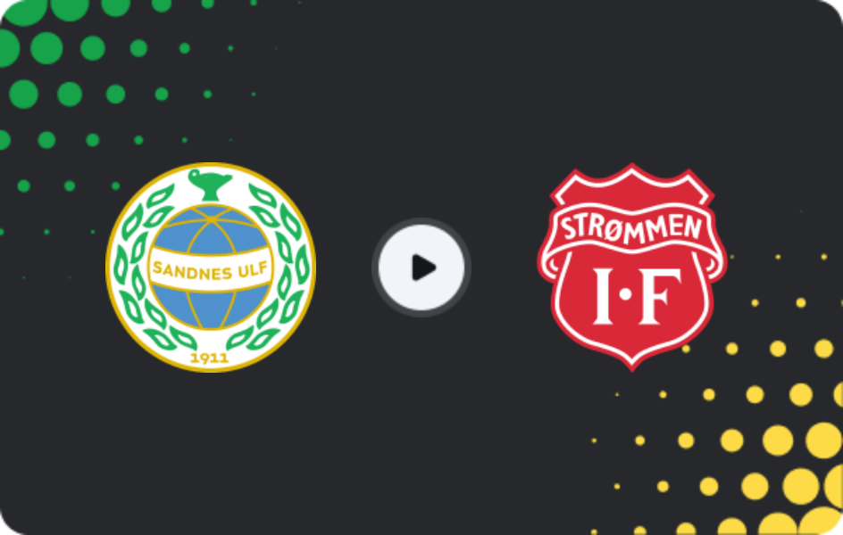 Where to watch Sandnes ULF — Strommen, 1. Division, 14.06.2026