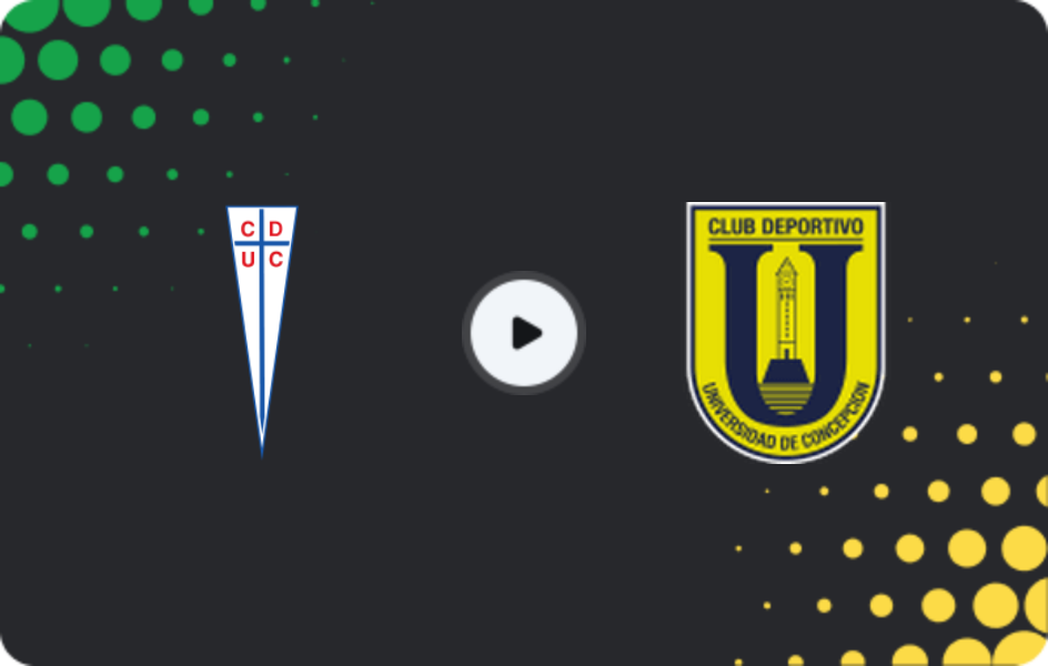 Where to watch Universidad Católica — Universidad de Concepcion, Primera División, 14.06.2026