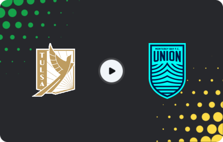 Where to watch FC Tulsa — Monterey Bay, USL Championship, 17.06.2026