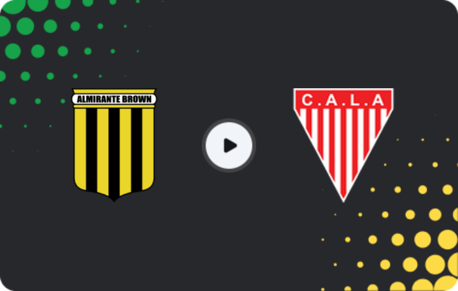 Where to watch Almirante Brown — Los Andes, Primera Nacional, 27.06.2026