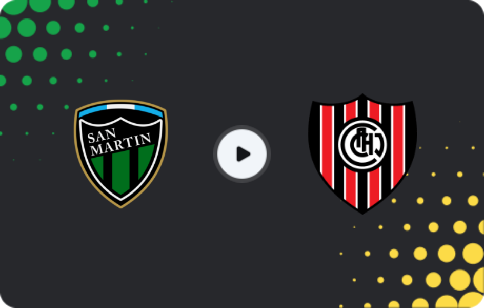 Where to watch San Martin S.J. — Chacarita Juniors, Primera Nacional, 27.06.2026