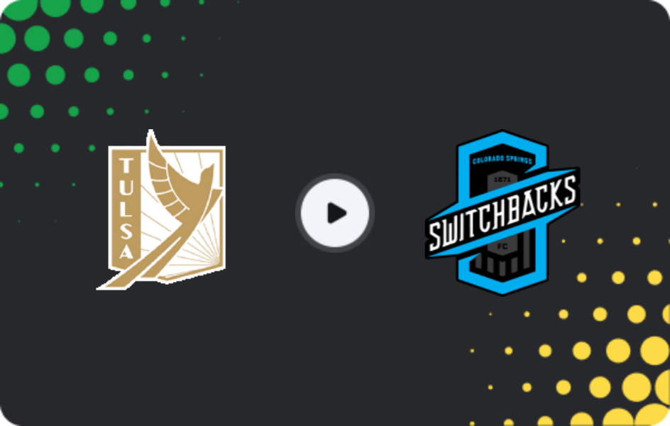 Where to watch FC Tulsa — Colorado Springs, USL Championship, 20.06.2026