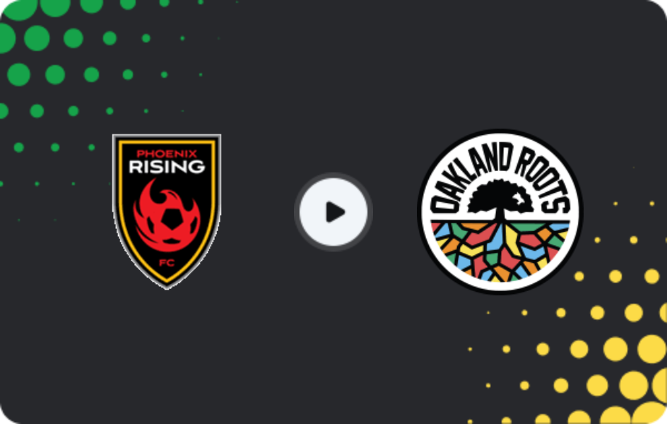 Where to watch Phoenix Rising — Oakland Roots, USL Championship, 20.06.2026