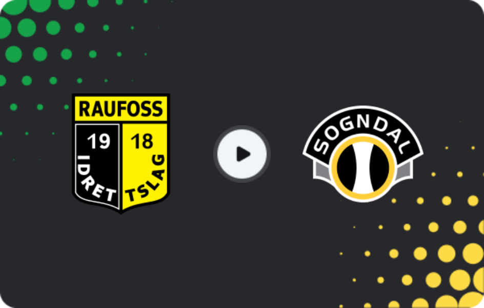 Where to watch Raufoss — Sogndal, 1. Division, 21.06.2026