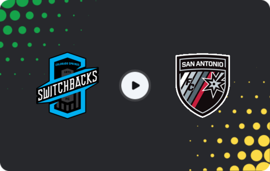 Where to watch Colorado Springs — San Antonio, USL Championship, 24.06.2026