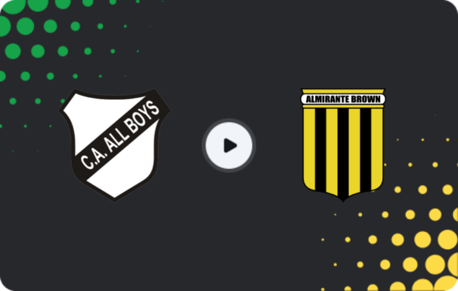 Where to watch All Boys — Almirante Brown, Primera Nacional, 04.07.2026