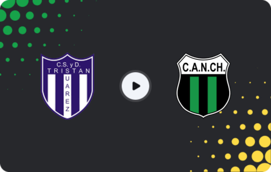 Where to watch Tristan Suarez — Nueva Chicago, Primera Nacional, 04.07.2026