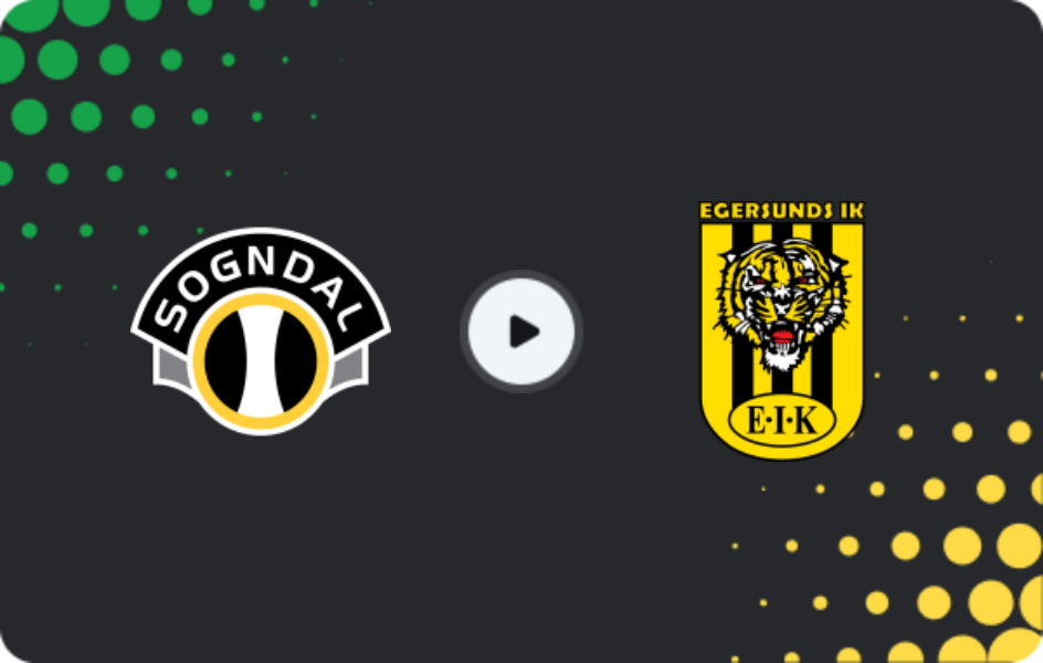 Where to watch Sogndal — Egersund, 1. Division, 28.06.2026