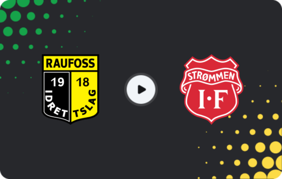 Where to watch Raufoss — Strommen, 1. Division, 03.07.2026