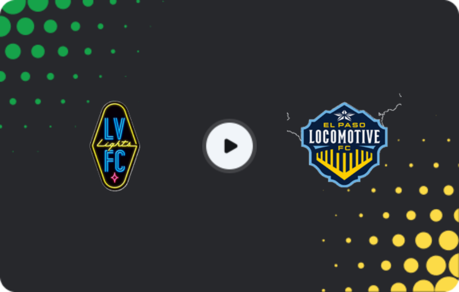 Where to watch Las Vegas Lights — El Paso Locomotive, USL Championship, 04.07.2026