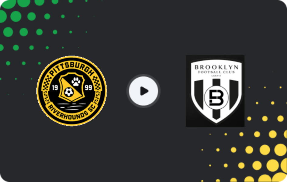 Where to watch Pittsburgh Riverhounds — Brooklyn, USL Championship, 04.07.2026