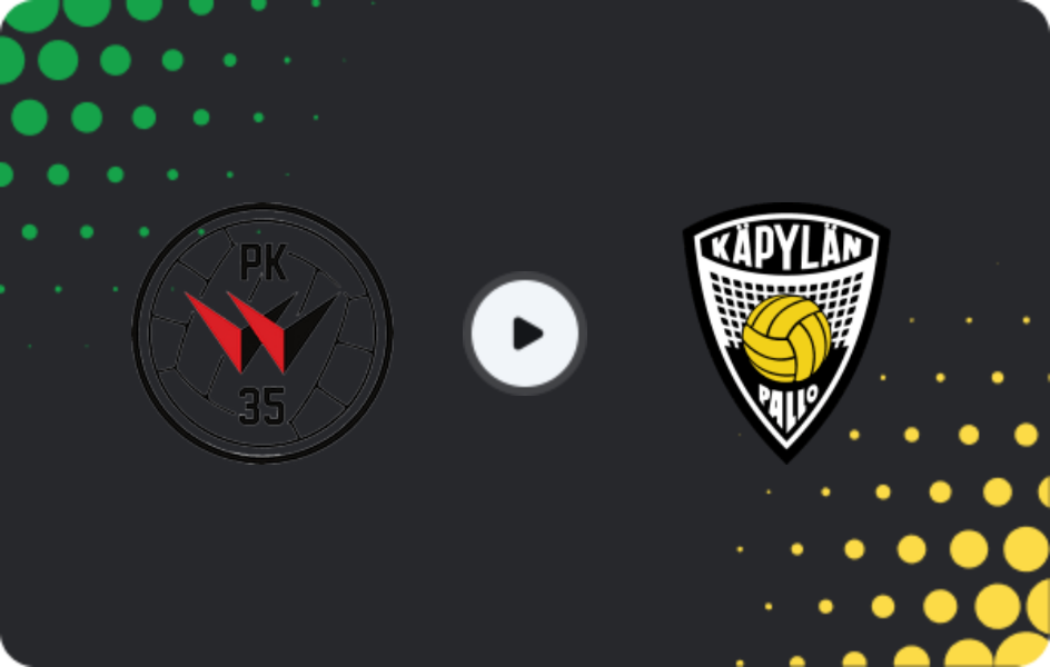 Where to watch PK-35 — KäPa, Ykkösliiga, 10.07.2026