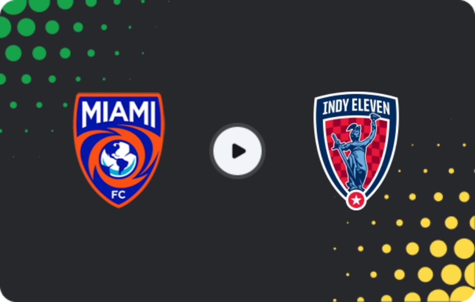 Where to watch Miami FC — Indy Eleven, USL Championship, 15.07.2026