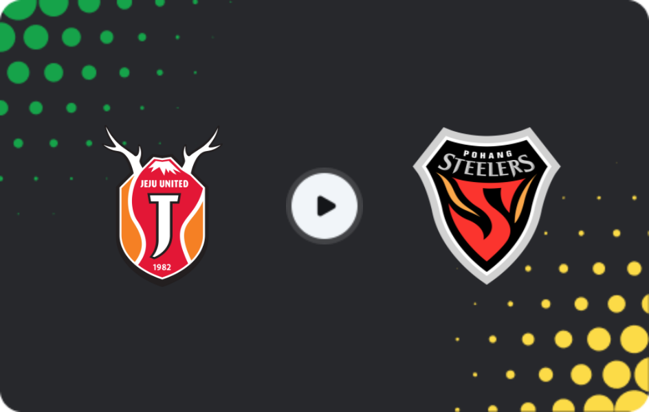 Where to watch Jeju United — Pohang Steelers, K-League 1, 18.07.2026