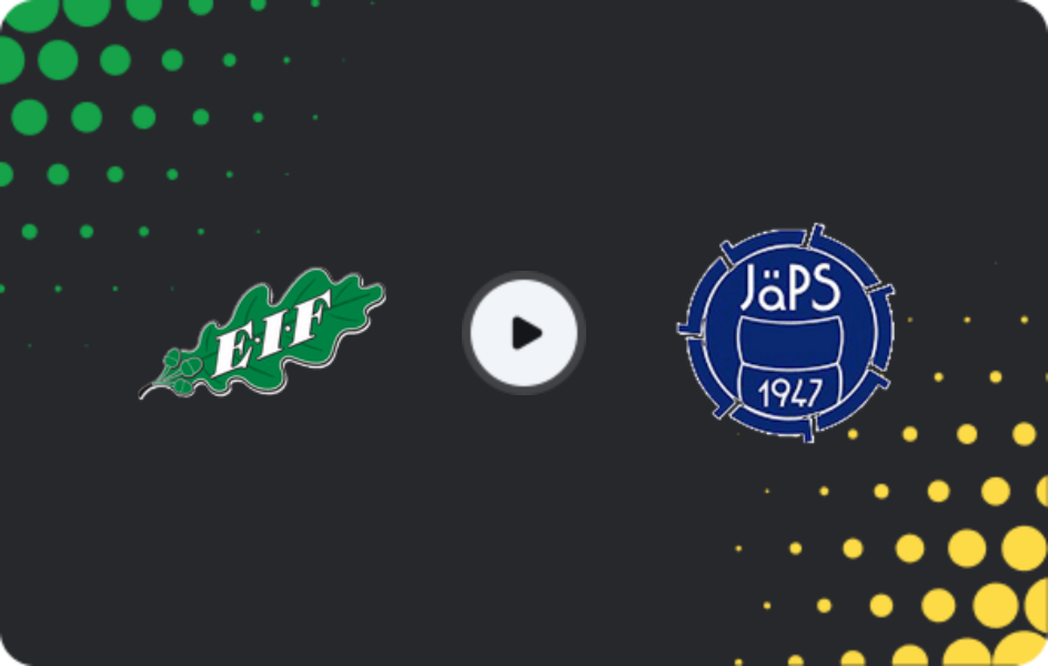 Where to watch EIF — JäPS, Ykkösliiga, 18.07.2026