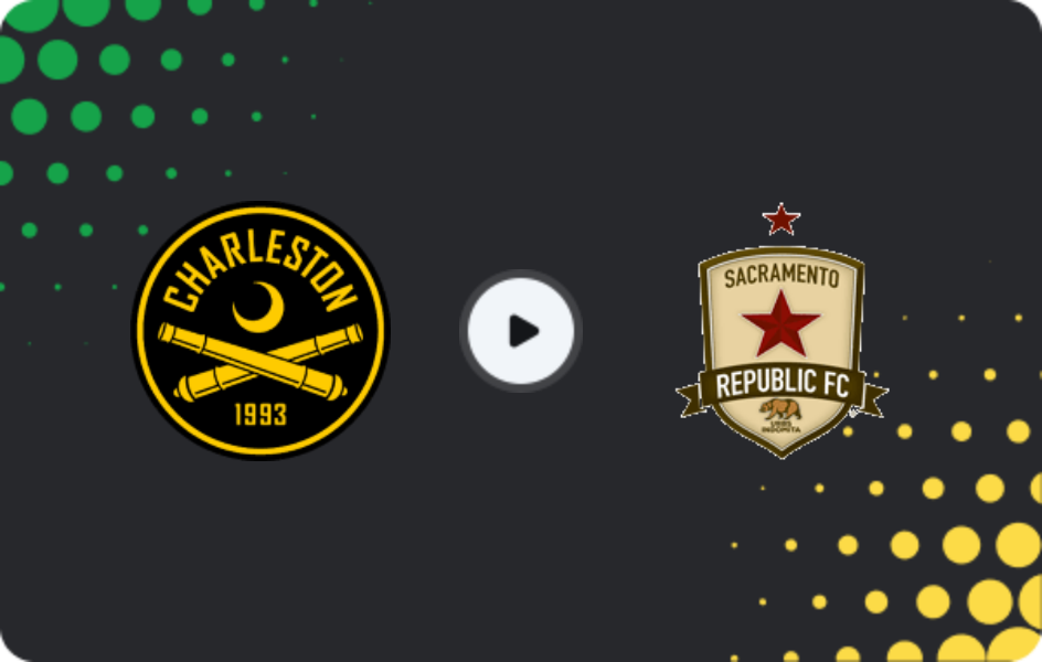 Where to watch Charleston Battery — Sacramento Republic, USL Championship, 18.07.2026