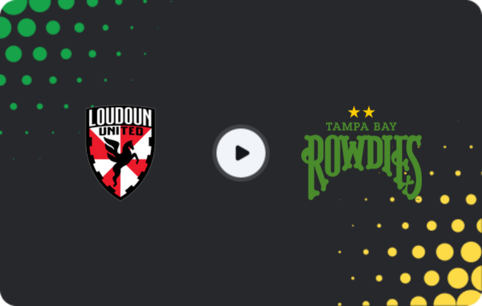 Where to watch Loudoun United — Tampa Bay Rowdies, USL Championship, 18.07.2026
