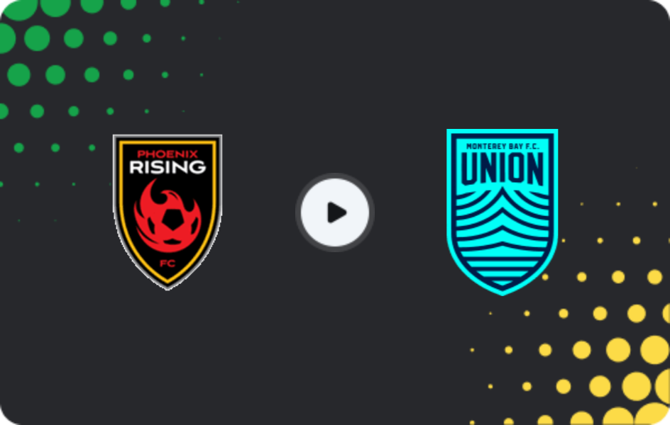 Where to watch Phoenix Rising — Monterey Bay, USL Championship, 18.07.2026