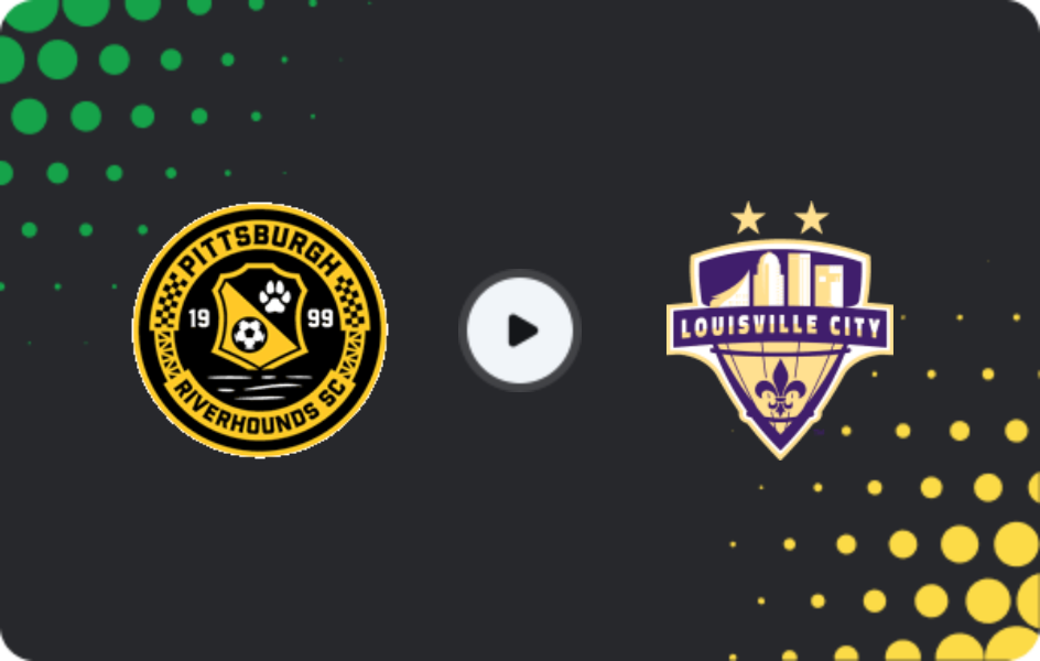 Where to watch Pittsburgh Riverhounds — Louisville City, USL Championship, 18.07.2026