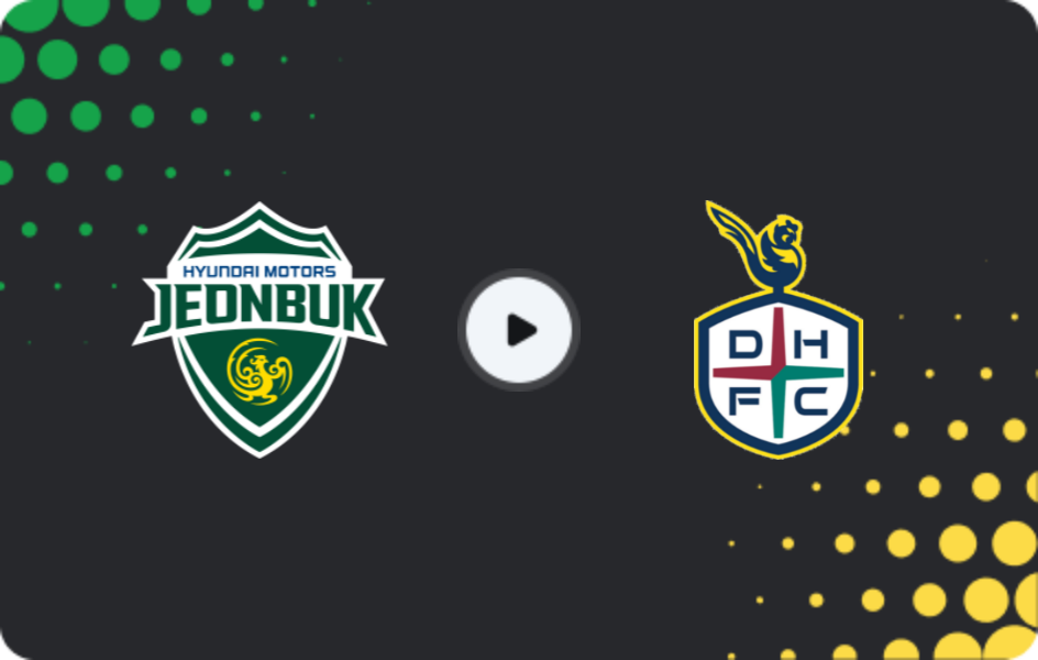 Where to watch Jeonbuk Motors — Daejeon Citizen, K-League 1, 21.07.2026