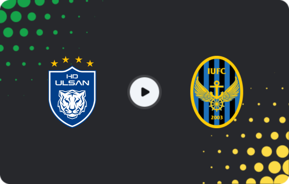 Where to watch Ulsan Hyundai — Incheon United, K-League 1, 21.07.2026