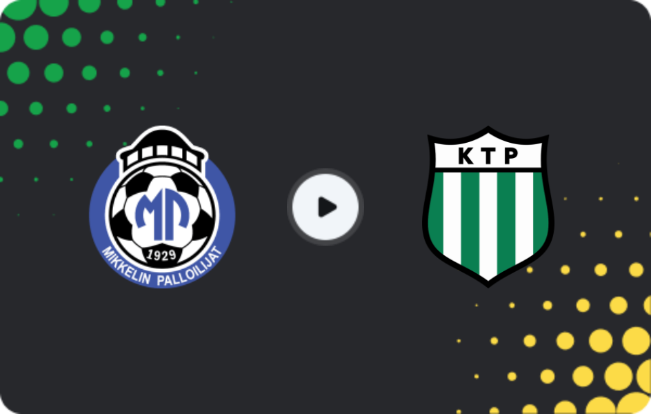 Where to watch MP — Kooteepee, Ykkösliiga, 25.07.2026