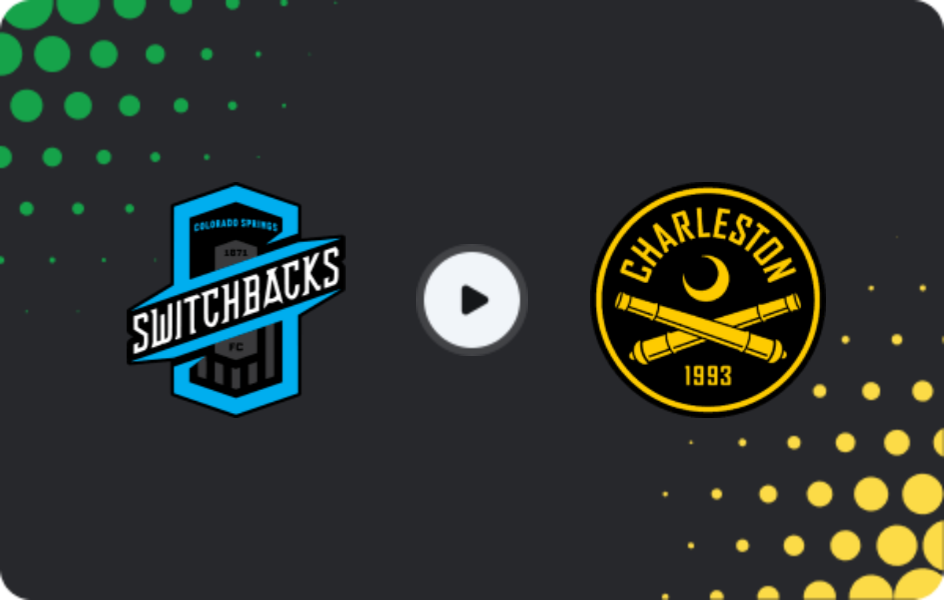Where to watch Colorado Springs — Charleston Battery, USL Championship, 25.07.2026