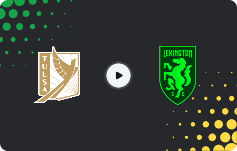 Where to watch FC Tulsa — Lexington, USL Championship, 25.07.2026