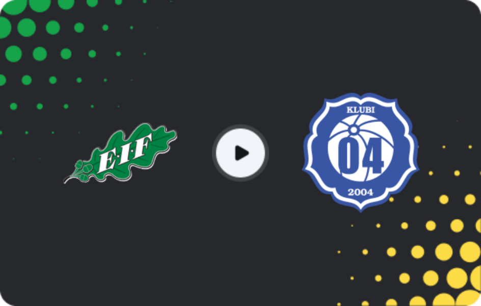 Where to watch EIF — Klubi-04, Ykkösliiga, 31.07.2026