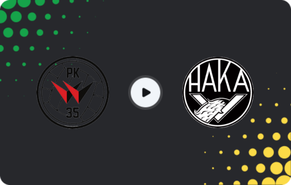 Where to watch PK-35 — Haka, Ykkösliiga, 31.07.2026