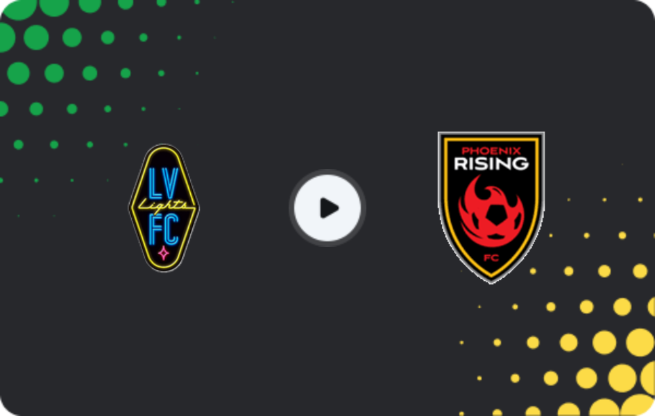 Where to watch Las Vegas Lights — Phoenix Rising, USL Championship, 01.08.2026