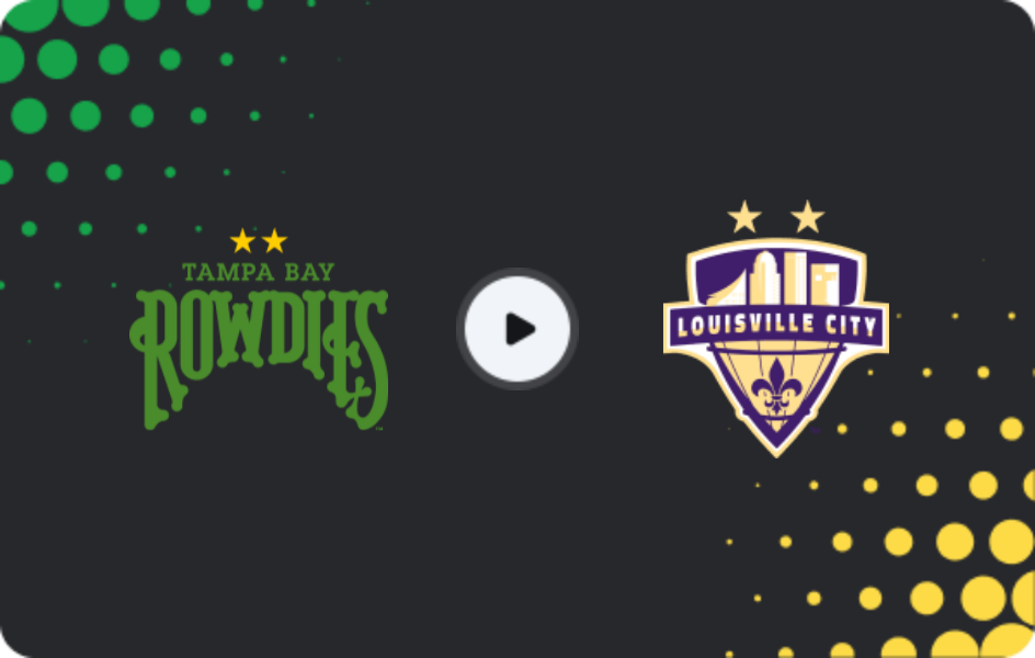 Where to watch Tampa Bay Rowdies — Louisville City, USL Championship, 01.08.2026