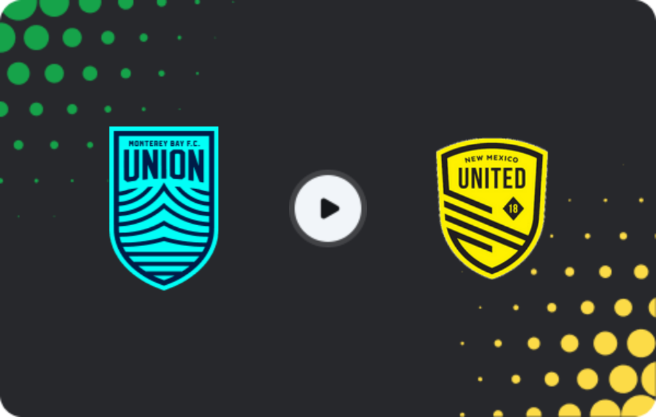 Where to watch Monterey Bay — New Mexico United, USL Championship, 08.08.2026