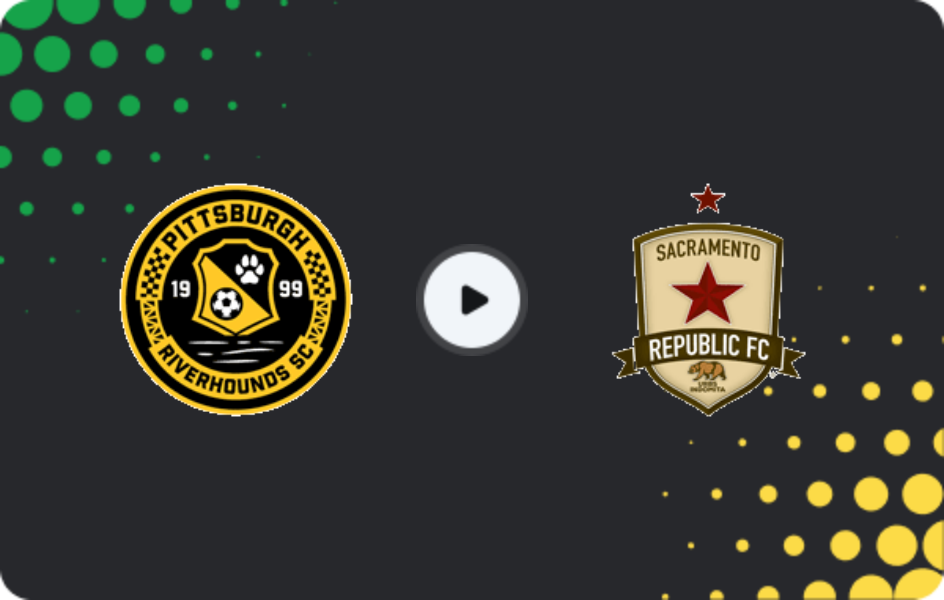 Where to watch Pittsburgh Riverhounds — Sacramento Republic, USL Championship, 08.08.2026