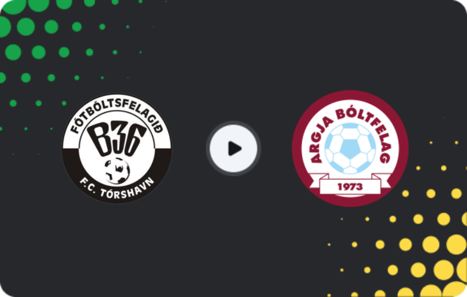 Where to watch B36 Torshavn — AB, Meistaradeildin, 09.08.2026