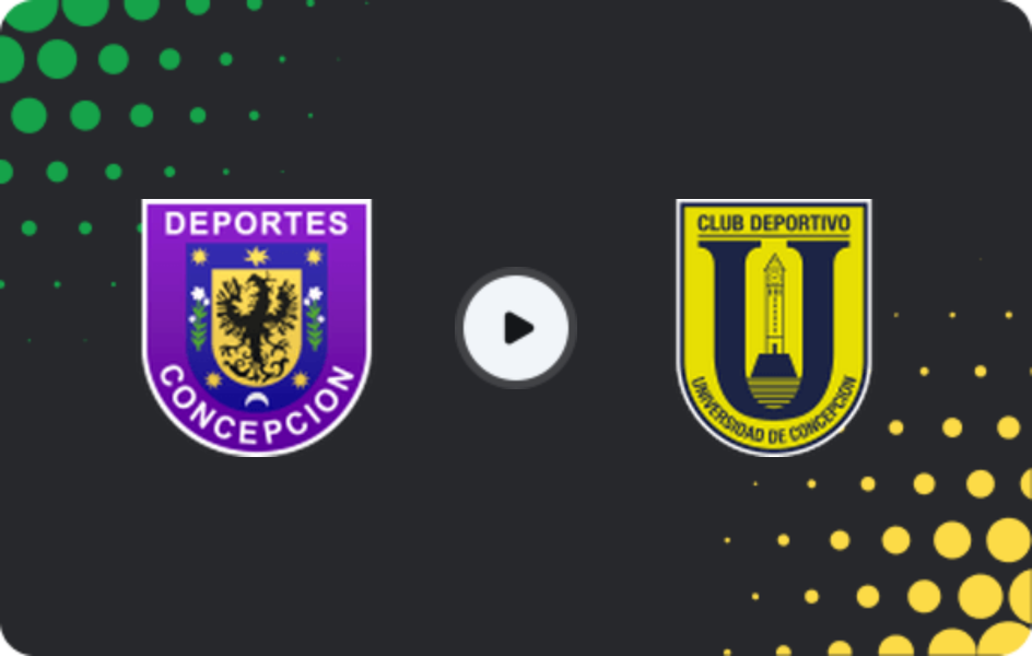 Where to watch Concepción — Universidad de Concepcion, Primera División, 09.08.2026