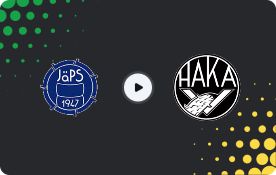 Where to watch JäPS — Haka, Ykkösliiga, 14.08.2026