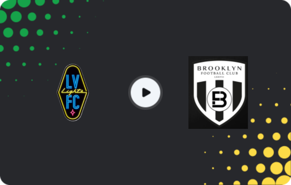 Where to watch Las Vegas Lights — Brooklyn, USL Championship, 15.08.2026